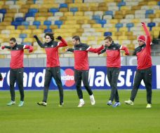 Players of FC "PSG" (Paris, France)