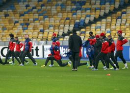 Players of FC "PSG" (Paris, France)