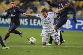 Marco Verratti and Denis Garmash