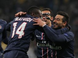 Blaise Matuidi, Anderson  Nene and Esekiel Lavezzi