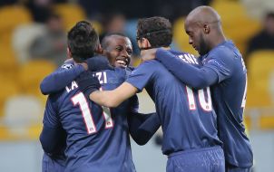 Players of FC "PSG" (Paris, France)