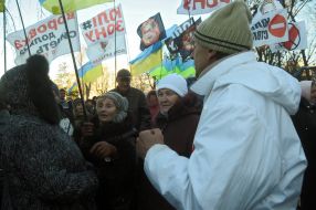 Supporter of Yulia Tymoshenko