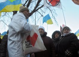 Supporter of Yulia Tymoshenko