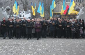 The participants of funeral procession