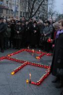 Participants of the measures devoted to memory of Golodomor victims 