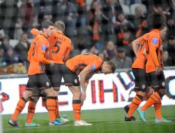 The players of FС "Shakhter" (Donetsk)