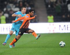 Douglas Costa and Artur Edigaryan