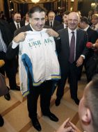 Mikhail Saakashvili and Grigol Katamadze
