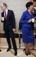 Arseniy Yatsenyuk and Tereziya Yatsenyuk