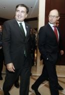 Mikhail Saakashvili and Arseniy Yatsenyuk