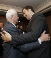Leonid Kravchuk and Mikhail Saakashvili