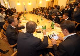Participants of meeting of the Preparatory deputy group