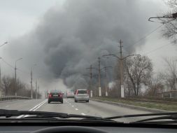 Fire in a cafe "Svetlana"