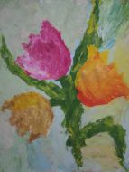 Work Daria Bezkostaya "Tulips"