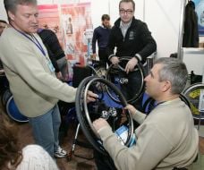 Invalids look on wheels