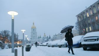 Snow in Kiev