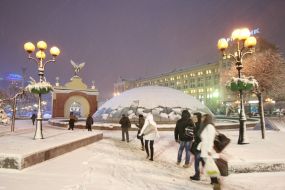 Snow in Kiev
