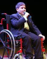 Aleksandr Golovko reads a poem