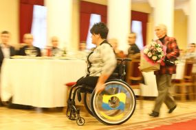 Athlete in a wheelchair