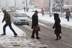 Снег в Киеве