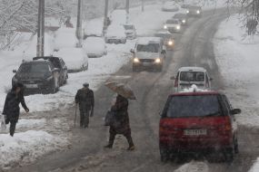 Снег в Киеве