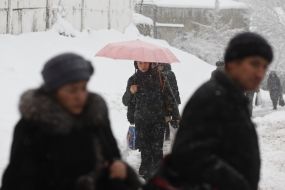 Снег в Киеве