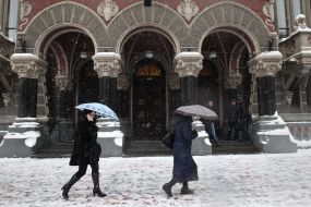 Снег в Киеве