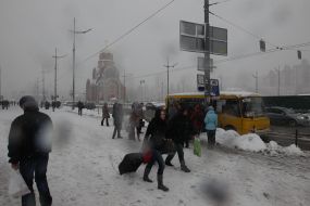 Снег в Киеве