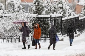 Снег в Киеве