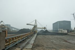 Basic coal stockyard