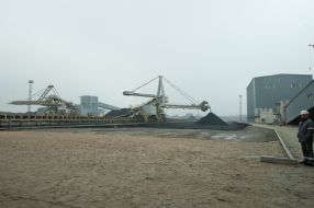 Basic coal stockyard