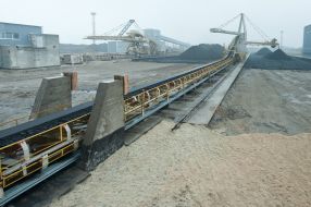 Basic coal stockyard