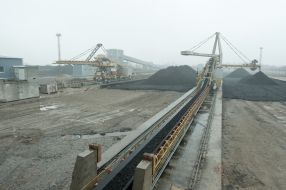 Basic coal stockyard