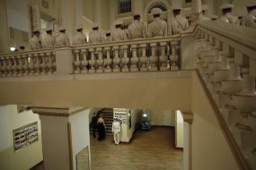 Participants of Cadet Ball dance waltz
