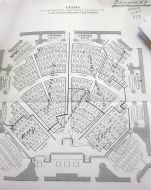 The plan of placing of people's deputies in the session hall of Ukainian parliament