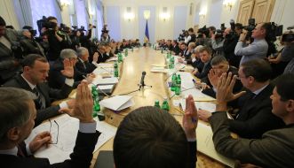 Participants of meeting of the Preparatory deputy group