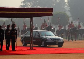 The soldiers guard of honor