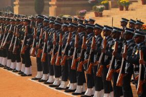 The soldiers guard of honor