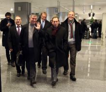 Andrey Parubiy, Nikolay Tomenko, Andrey Shevchenko, Arsen Avakov and Sergey Pashinskiy