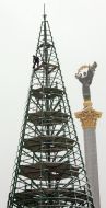 Build of main new-year tree of Ukraine