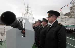 Военнослужащие Севастопольского отряда морской охраны