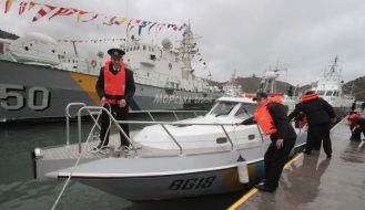 Военнослужащие Севастопольского отряда морской охраны