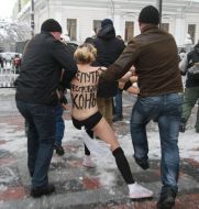 Активистка женского движения FEMEN
