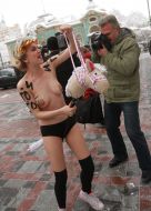 Activist of the women's movement FEMEN