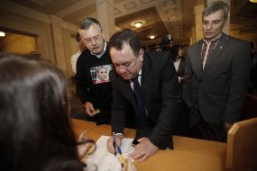 Anatoliy Gritsenko, Bogdan Benyuk and Ruslan Koshulinskiy