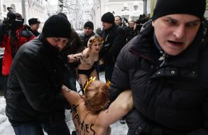 Задержание активисток FEMEN