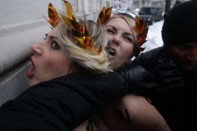 Задержание активисток FEMEN