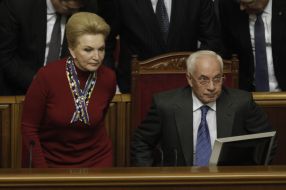 Nikolay Azarov and Raisa Bohatyryova