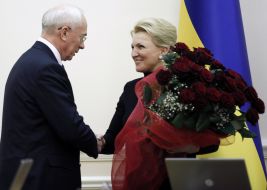 Nikolay Azarov and Raisa Bogatyreva
