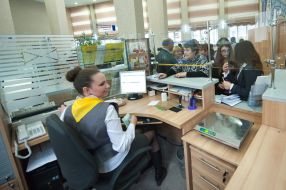 An employee of the post office